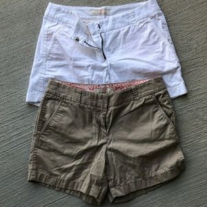 SOLD Two pair J. Crew Shorts